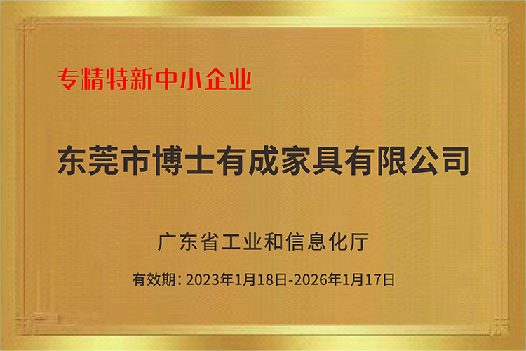 博士有成成功入選廣東省2022年專(zhuān)精特新中小企業(yè)!