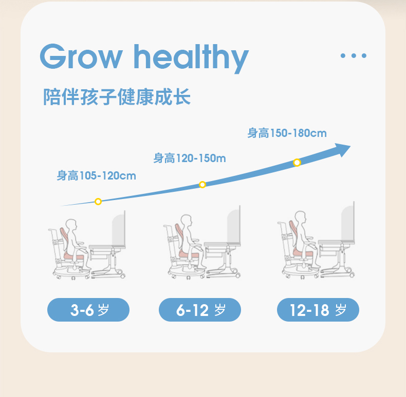 哈佛12008輕盈版學(xué)習(xí)桌陪伴孩子健康成長